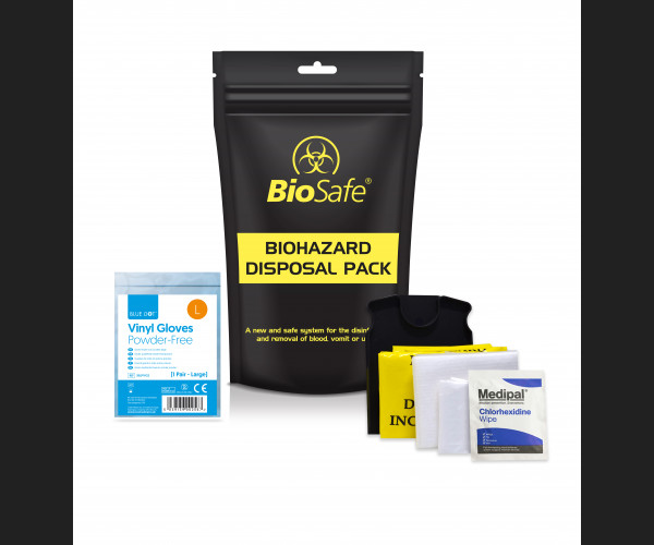 10x BioSafe Standard Body Fluid Clean-Up Pack 