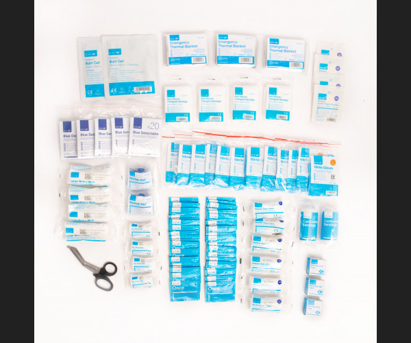 Blue Dot BS 8599-1 (2019) LARGE Catering First-Aid Kit Refill 