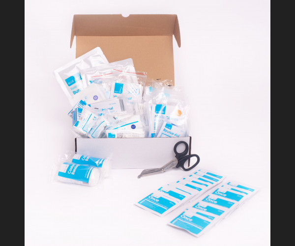 Blue Dot BS 8599-1 (2019) MEDIUM First-Aid Kit Refill 