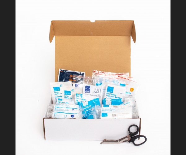 Blue Dot BS 8599-1 (2019) SMALL Catering First-Aid Kit Refill 