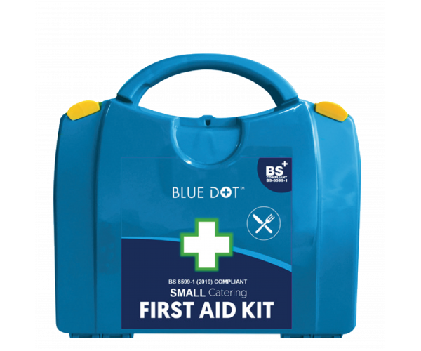 Blue Dot BS 8599-1 (2019) SMALL Catering PGB First-Aid Kit Complete 