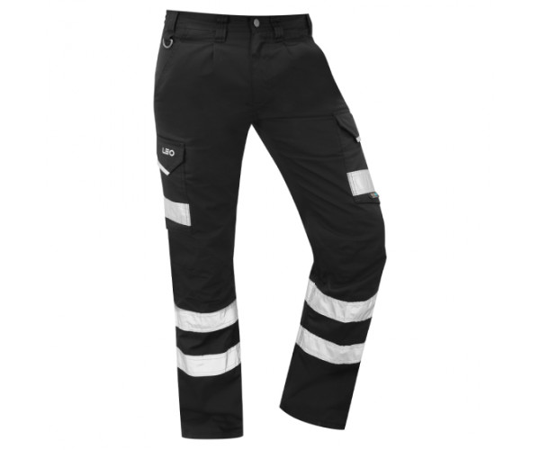 LEO Workwear IILFRACOMBE Leo EcoViz Poly/Cotton Cargo Trouser