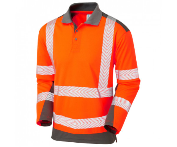 LEO WRINGCLIFF EcoViz Performance+ Dual Colour Hi Vis Polo Shirt 