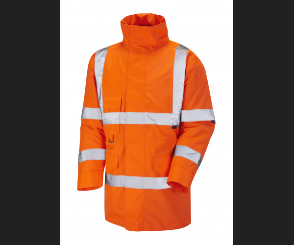 LEO TAWSTOCK Leo EcoViz 4K Baffle Lined Anorak HV ORANGE