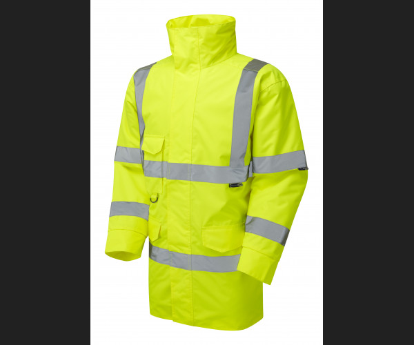 LEO TAWSTOCK Leo EcoViz 4K Baffle Lined Anorak HV YELLOW