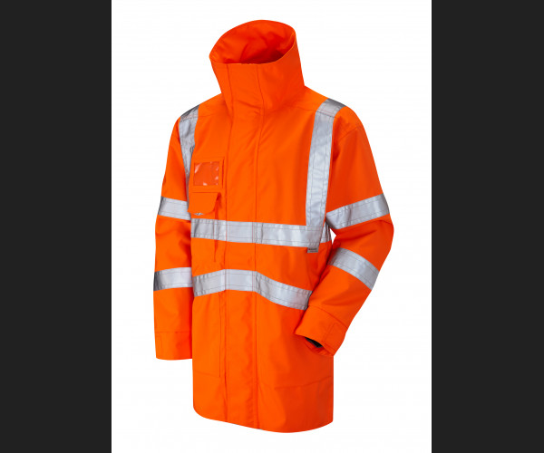 LEO CLOVELLY Leo EcoViz 10K Performance+ Breathable Anorak HV ORANGE