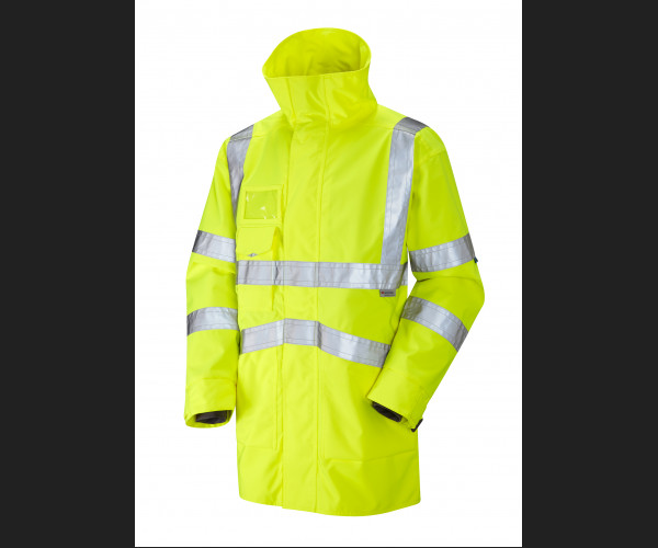 LEO CLOVELLY Leo EcoViz 10K Performance+ Breathable Anorak HV YELLOW