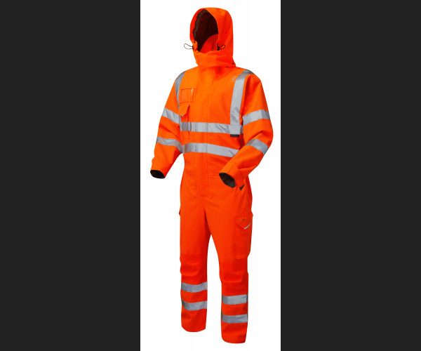 LEO WATERTOWN Leo EcoViz 10KX Performance+ Breathable Stretch Co HV ORANGE