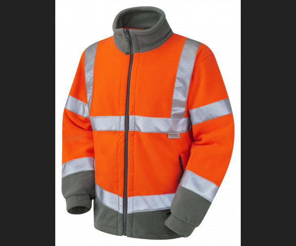 LEO HARTLAND Leo EcoViz Fleece Jacket HV ORANGE