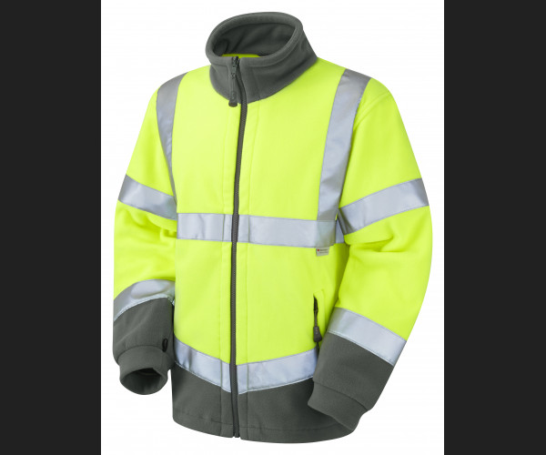 LEO HARTLAND Leo EcoViz Fleece Jacket HV YELLOW