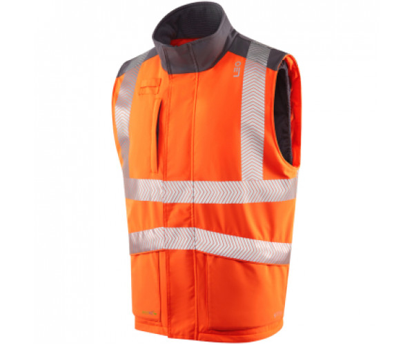 LEO Halsinger EcoViz Performance+ Hi‑Vis Bodywarmer