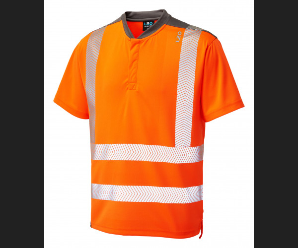 LEO PUTSBOROUGH Leo EcoViz COOLMAX High Performance T-Shirt HV ORANGE