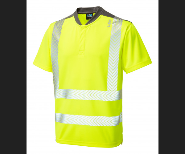 LEO PUTSBOROUGH Leo EcoViz COOLMAX High Performance T-Shirt HV YELLOW