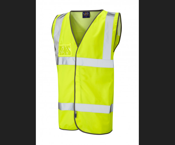 LEO VELATOR Leo EcoViz Mesh Back Waistcoat HV YELLOW