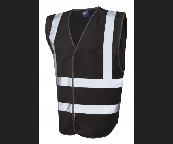 LEO PILTON Leo EcoViz Reflective Waistcoat BLACK