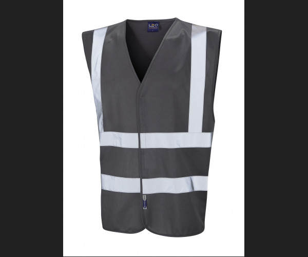 LEO PILTON Leo EcoViz Reflective Waistcoat GREY