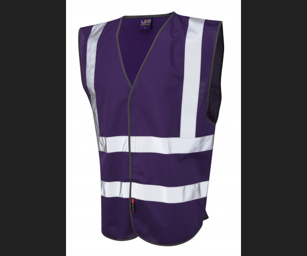 LEO PILTON Leo EcoViz Reflective Waistcoat PURPLE