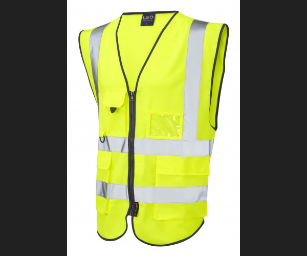 LEO LYNTON Leo EcoViz Superior Waistcoat HV YELLOW