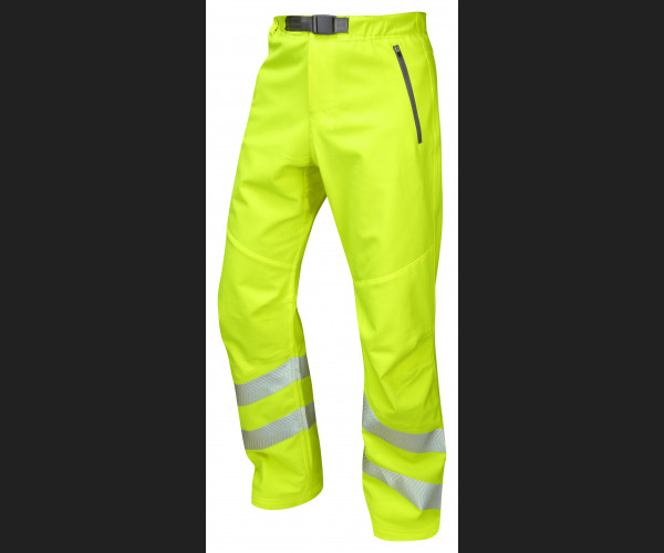 LEO LANDCROSS Leo EcoViz Stretch Work Trouser HV YELLOW