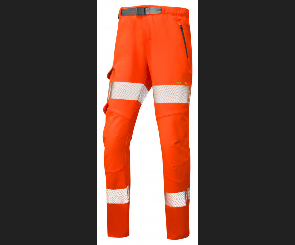 LEO STARCROSS Leo EcoViz Womens Stretch Work Trouser HV ORANGE