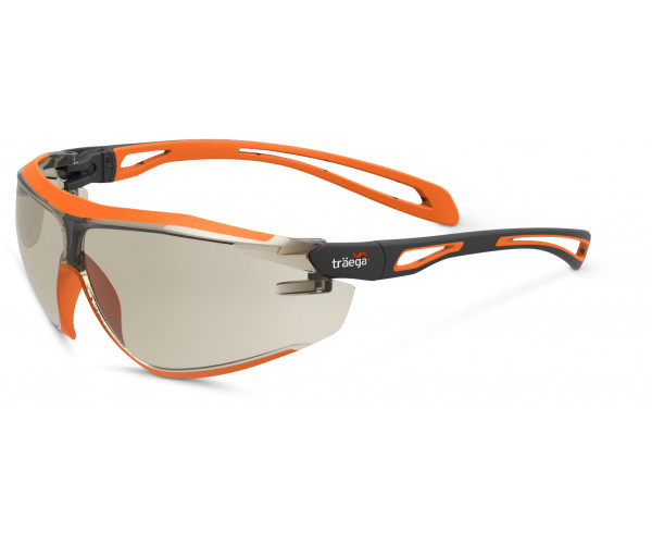 TRAEGA COMO In-Out Safety Glasses – Anti-Fog, Wraparound, EN172 Certified