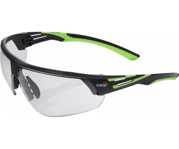 TRAEGA CURA™ Clear Safety Glasses – KN Rated, Eco-Friendly, EN170 Certified
