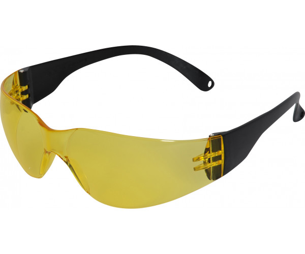 UCI Java™-YE Safety Glasses – Yellow Lens Wrap-Around Design