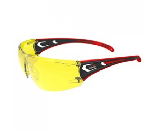 Traega HANO - Yellow KN Comfort Spec Premium Ultra-lightweight Wraparound Safety Specs