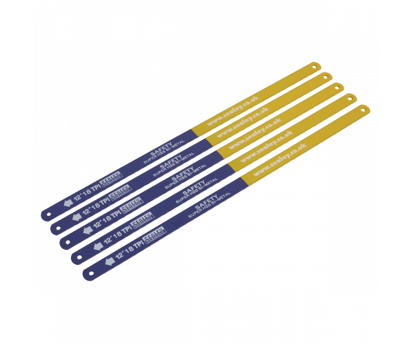 Hacksaw Blade 300mm HSS Bi-Metal 18tpi Pack of 5