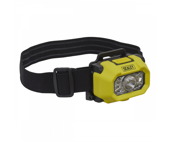 Head Torch 1.8W SMD LED Intrinsically Safe ATEX/IECEx Approved