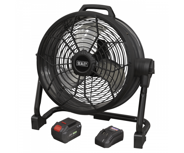 2-in-1 Cordless/Corded 16" High Velocity Drum Fan 20V SV20 Series Kit