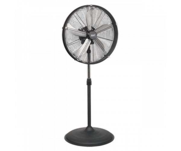 Industrial High Velocity Oscillating Pedestal Fan 20" 230V