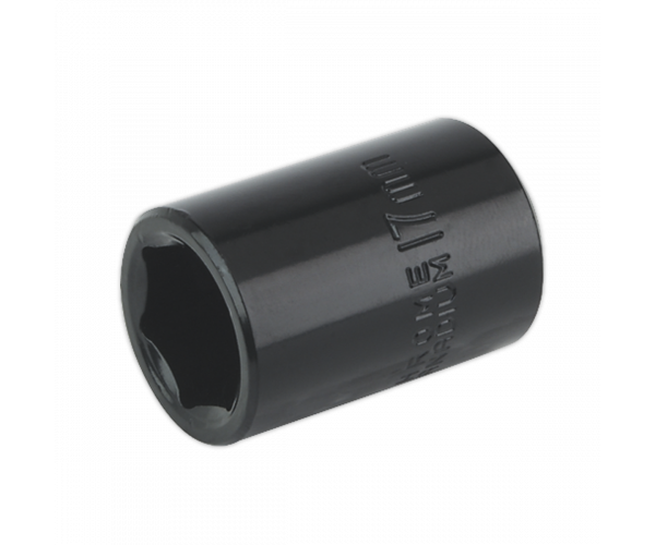 Impact Socket 17mm 1/2"Sq Drive