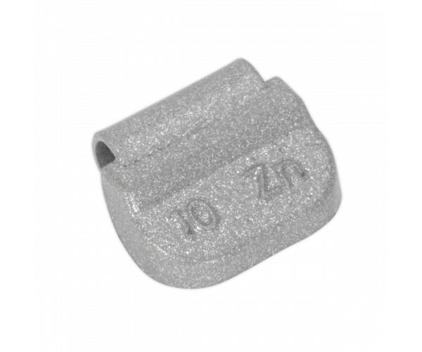 Wheel Weight 10g Hammer-On Zinc for Steel Wheels Pack of 100