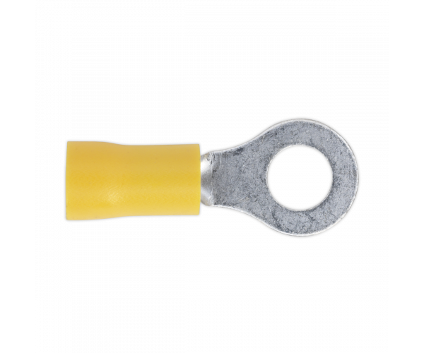 Easy-Entry Ring Terminal Ø6.4mm (1/4") Yellow Pack of 100