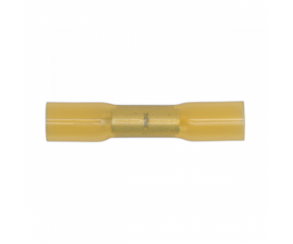 Heat Shrink Butt Connector Terminal Ø6.8mm Yellow Pack of 50