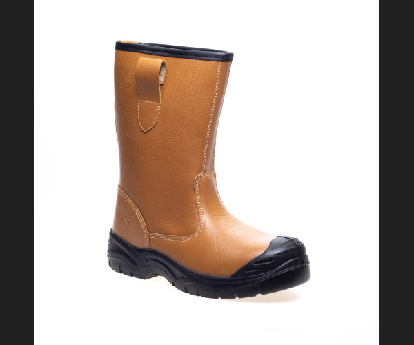 WORKSITE SS403SM TAN FUR LINED RIGGER BOOT