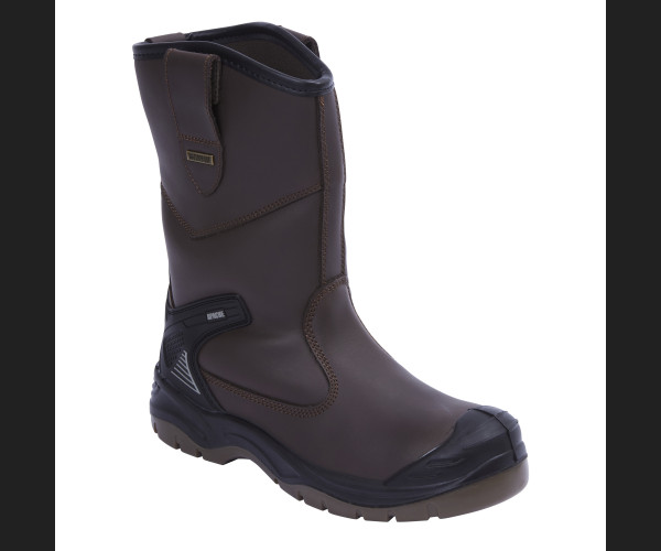 APACHE AP305 BROWN WATERPROOF RIGGER BOOT