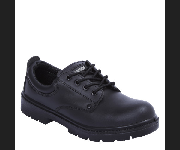 APACHE AP306 BLACK 4 EYE SAFETY SHOE