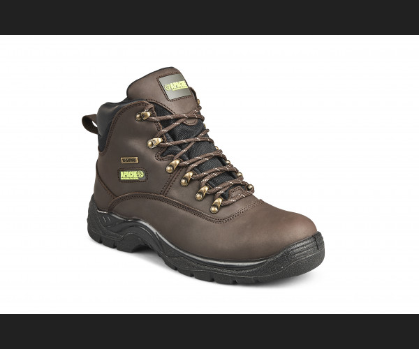 APACHE SS813SM BROWN WATERPROOF SAFETY HIKER