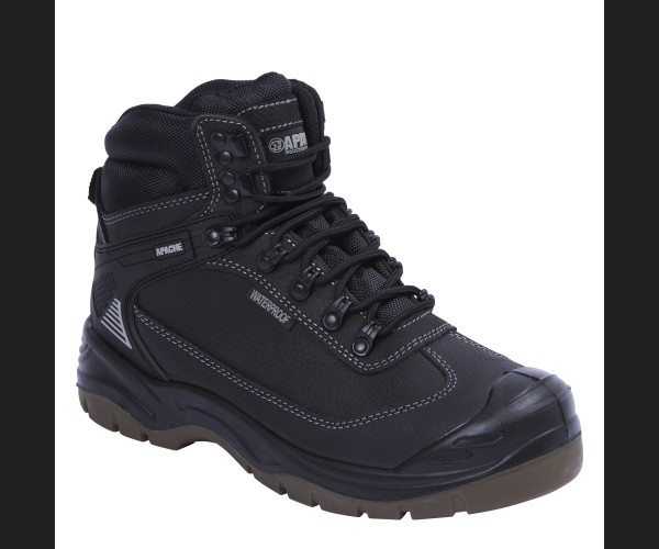 APACHE RANGER BLACK BLACK WATERPROOF SAFETY HIKER