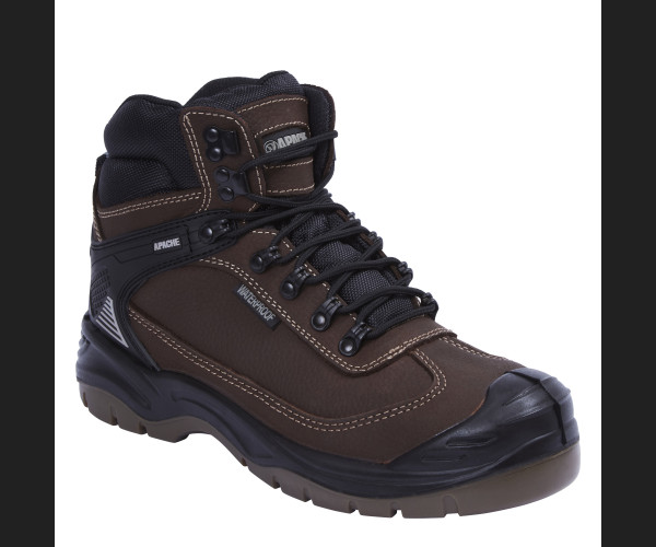 APACHE RANGER BROWN BROWN WATERPROOF SAFETY HIKER