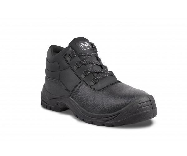 Titan Argon S3 Chukka Safety Boots – Black, Steel Toe, SRC Rated