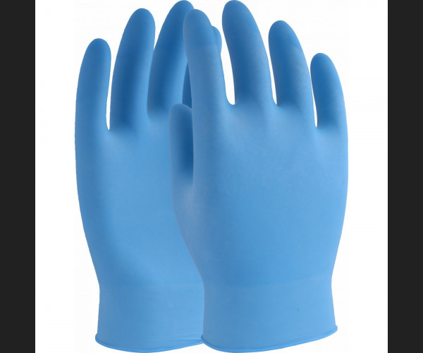 HANTEX® NOVA - BLUE 3 MIL NITRILE POWDERFREE x100