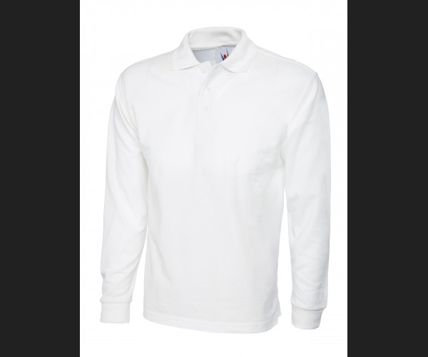 UNEEK UC113 LONGSLEEVE POLOSHIRT White