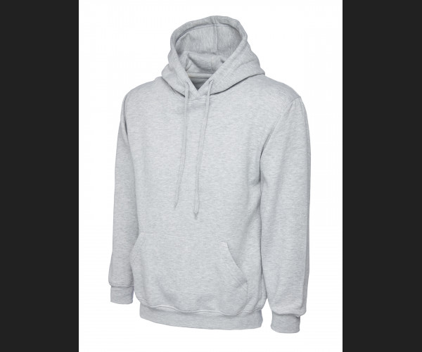 UNEEK UC501 HOODED SWEATSHIRT Heather Grey