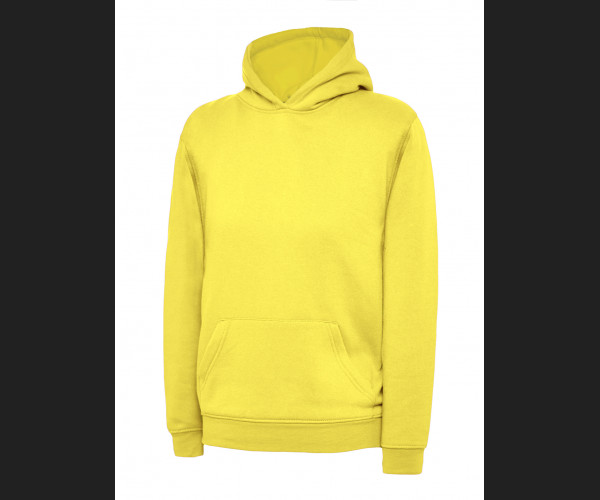 UNEEK UC503 CHILDRENS HOODED SWEATSHIRT Yellow