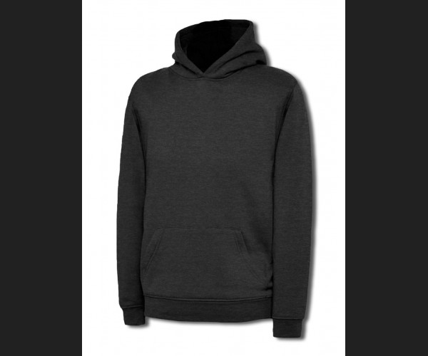 UNEEK UC503 CHILDRENS HOODED SWEATSHIRT Charcoal