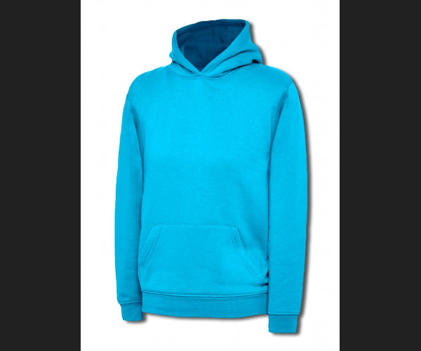 UNEEK UC503 CHILDRENS HOODED SWEATSHIRT Sapphire Blue