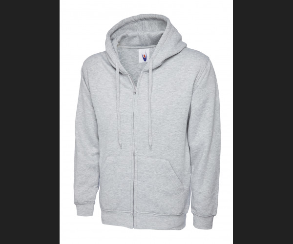 UNEEK UC504 HOODED SWEATSHIRT Heather Grey